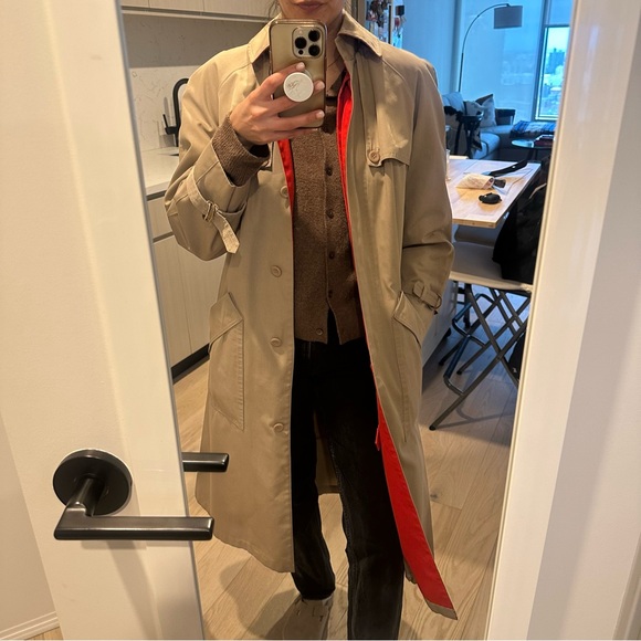 Jackets & Blazers - Misty Harbor Vintage Tan Trench Coat with removable liner